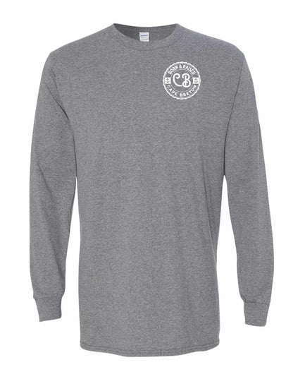 Born & Raised Cape Breton Left Chest and Back Long Sleeve Tee