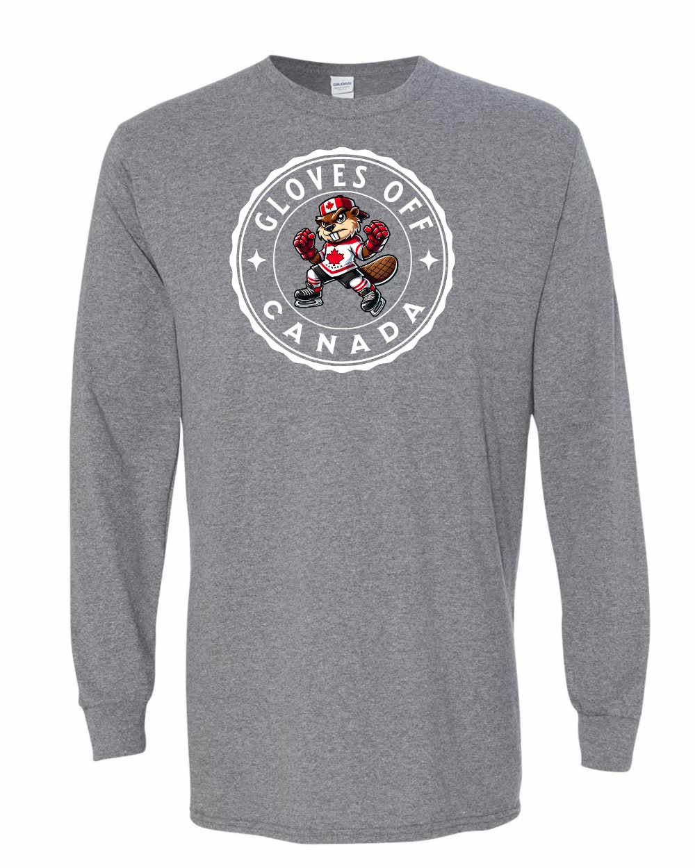 Gloves Off Beaver Long Sleeve - Gildan Canada (sewn Internationally) - Unisex