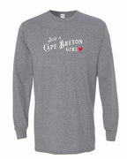 Just a CB Girl Red Heart Long Sleeve Tee - Unisex