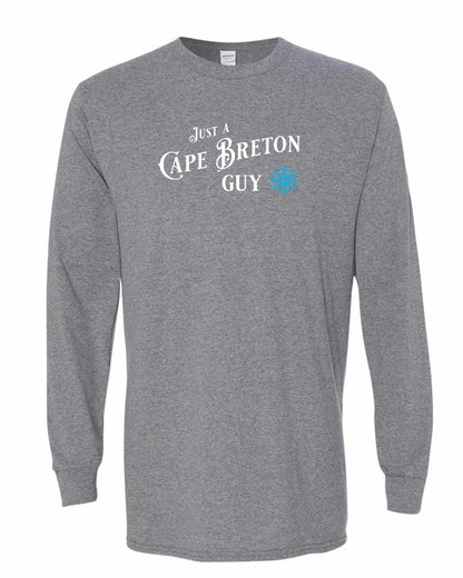 Just a Cape Breton Guy blue Full Long Sleeve Tee
