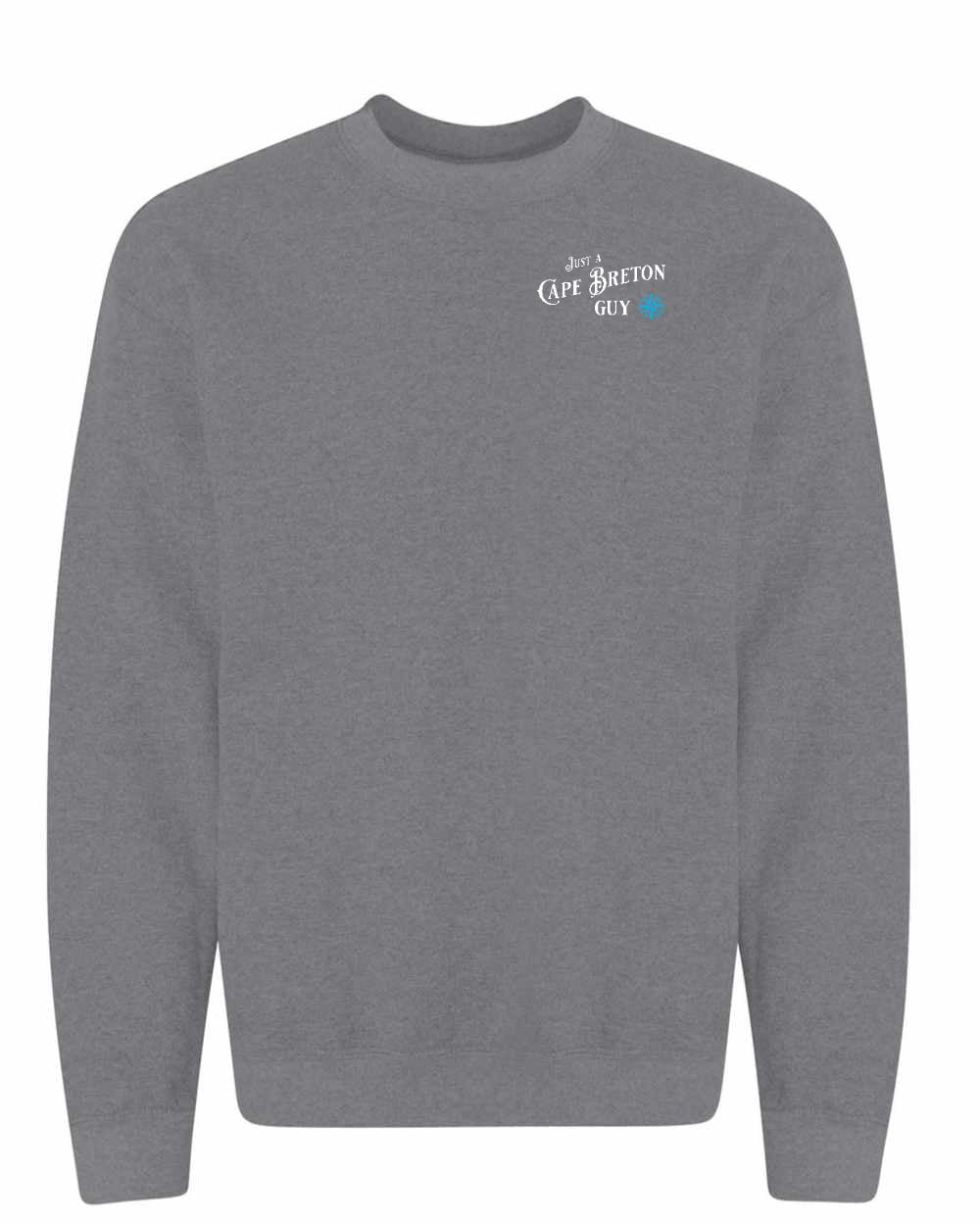 Just a CB Guy Blue Left Chest Crewneck Sweatshirt - Unisex