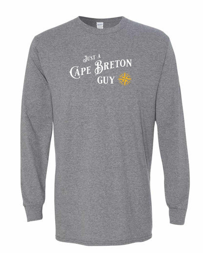 Just a Cape Breton Guy yellow Full Long Sleeve Tee
