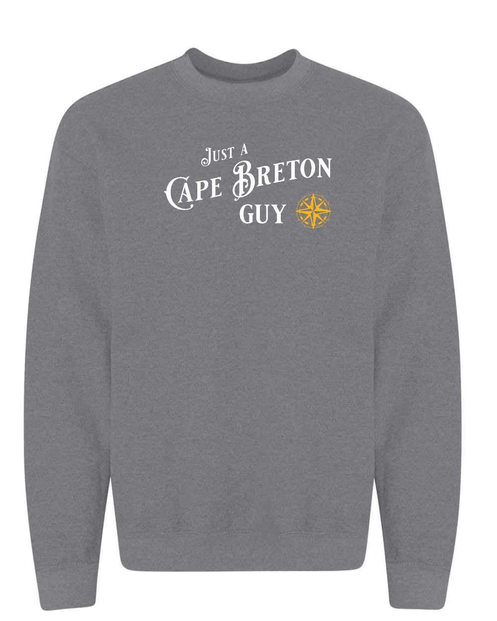 Just a Cape Breton Guy yellow Full Crewneck Sweatshirt