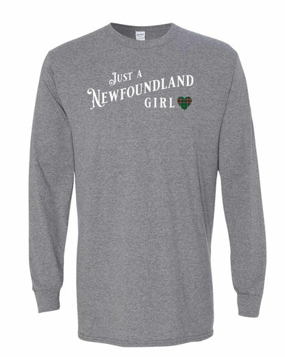 Just a Newfoundland Girl Tartan Full Long Sleeve