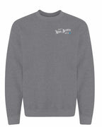Just a NS Guy Blue Left Chest and Back Crewneck Sweatshirt - Unisex