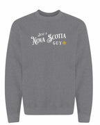 Just a NS Guy Yellow Compass Crewneck Sweatshirt - Unisex