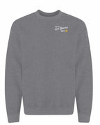 Living the CB Life yellow Left Chest Crewneck Sweatshirt - Unisex