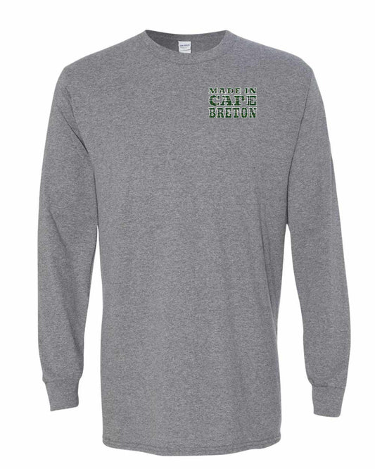 Made In Cape Breton Tartan Left Chest Long Sleeve Tee
