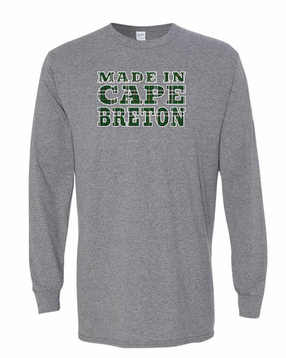 Made In Cape Breton Tartan Full Long Sleeve Tee