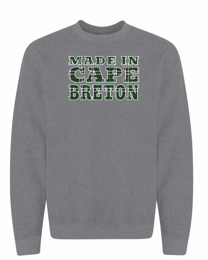Made In Cape Breton Tartan Full Crewneck Sweatshirt