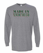Made In NFLD ( Tartan Lettering) Long Sleeve - Unisex