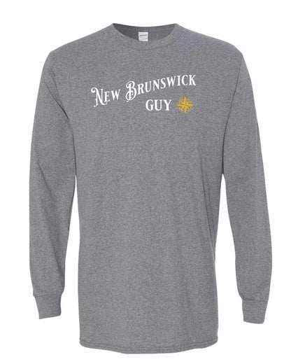 New Brunswick Guy yellow Full Long Sleeve Tee