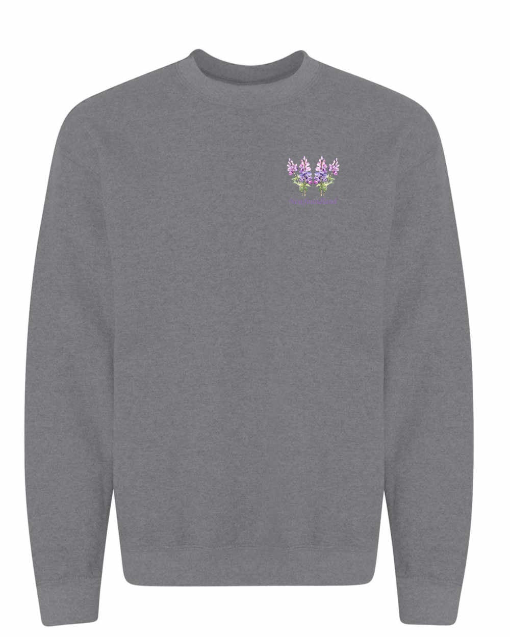 NFLD Lupins Left Chest Crewneck Sweatshirt - Unisex