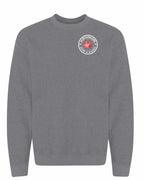 Born and Raised NFLD Left Chest and Back Crewneck Sweatshirt - Gildan Canada (sewn Internationally) - Unisex