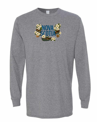 Nova Scotia Flowers Full Long Sleeve Tee