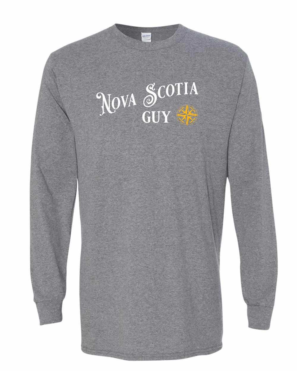 NS Guy Yellow Compass Long Sleeve Tee - Unisex