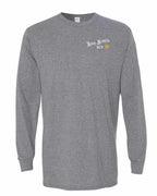 NS Guy Yellow Compass Left Chest and Back Long Sleeve Tee - Unisex