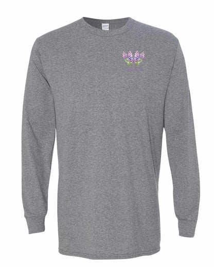 Nova Scotia Lupins Left Chest and Back Long Sleeve Tee
