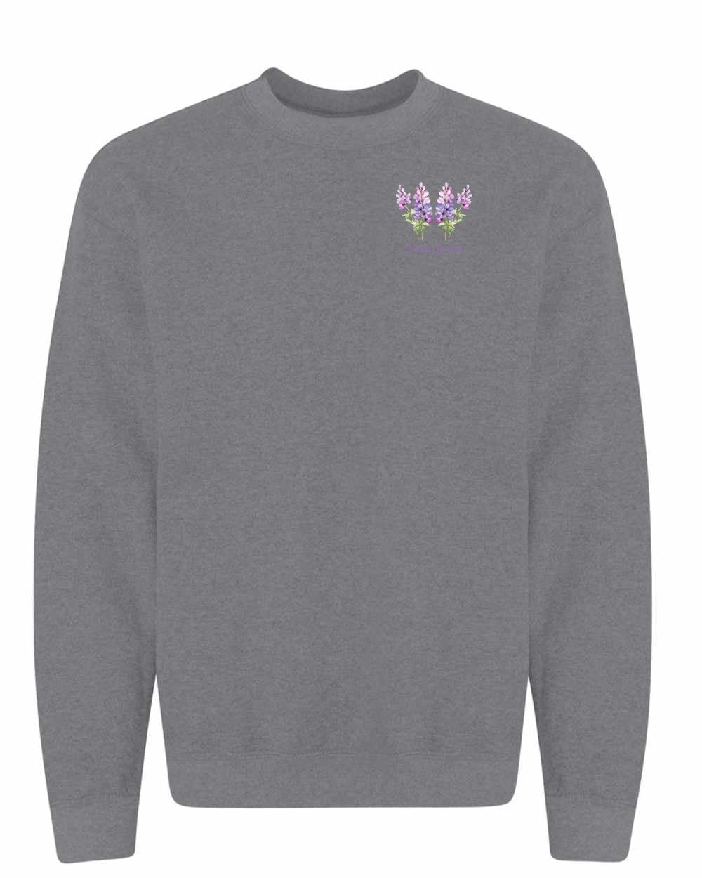 Nova Scotia Lupins Left Chest crew-neck