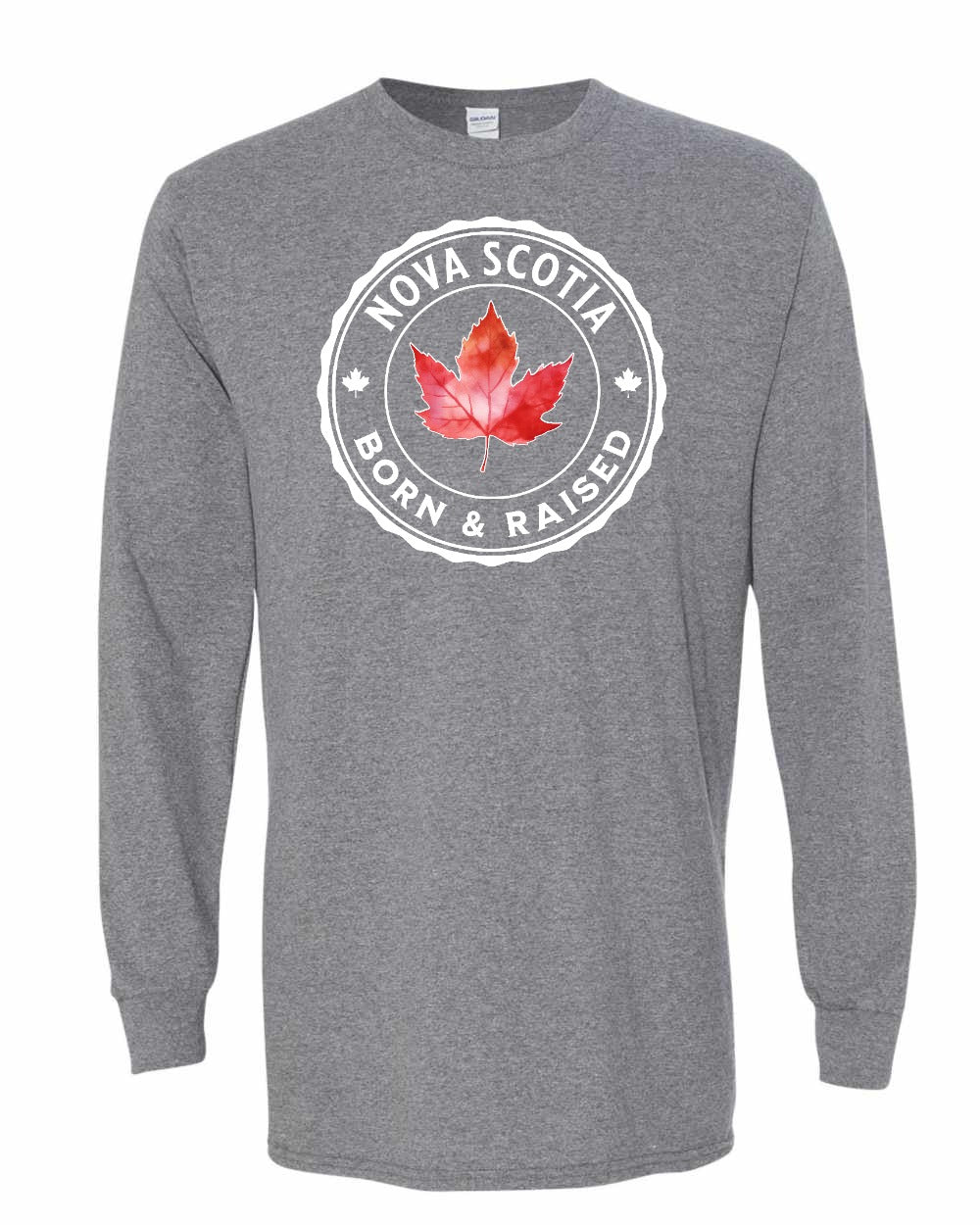 Born and Rasied NS Long Sleeve - Gildan Canada (sewn Internationally) - Unisex