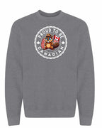 Proud to be Canadian Beaver Crewneck Sweatshirt - Gildan Canada (sewn Internationally) - Unisex