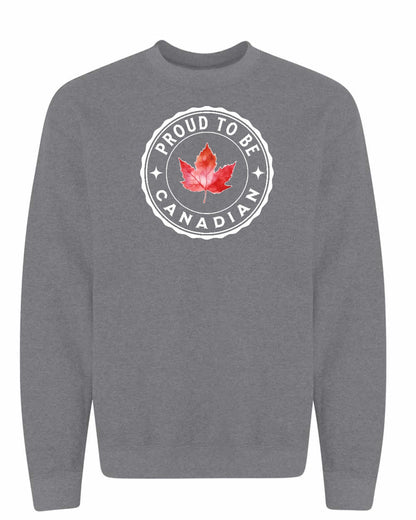 Proud to be Canadian Leaf Full Crewneck
