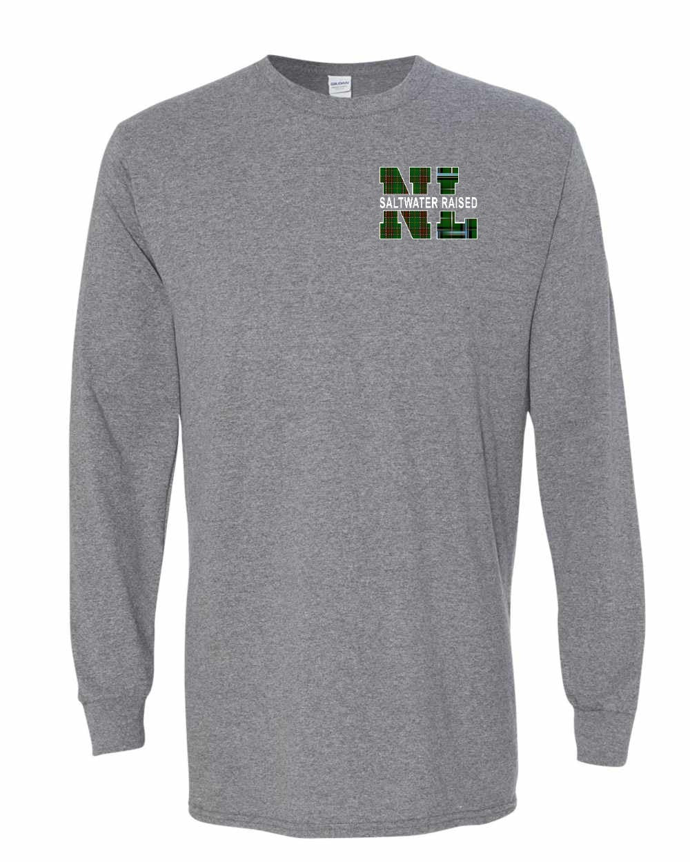 NFLD and Labrador Saltwater Left Chest Long Sleeve Tee - Unisex