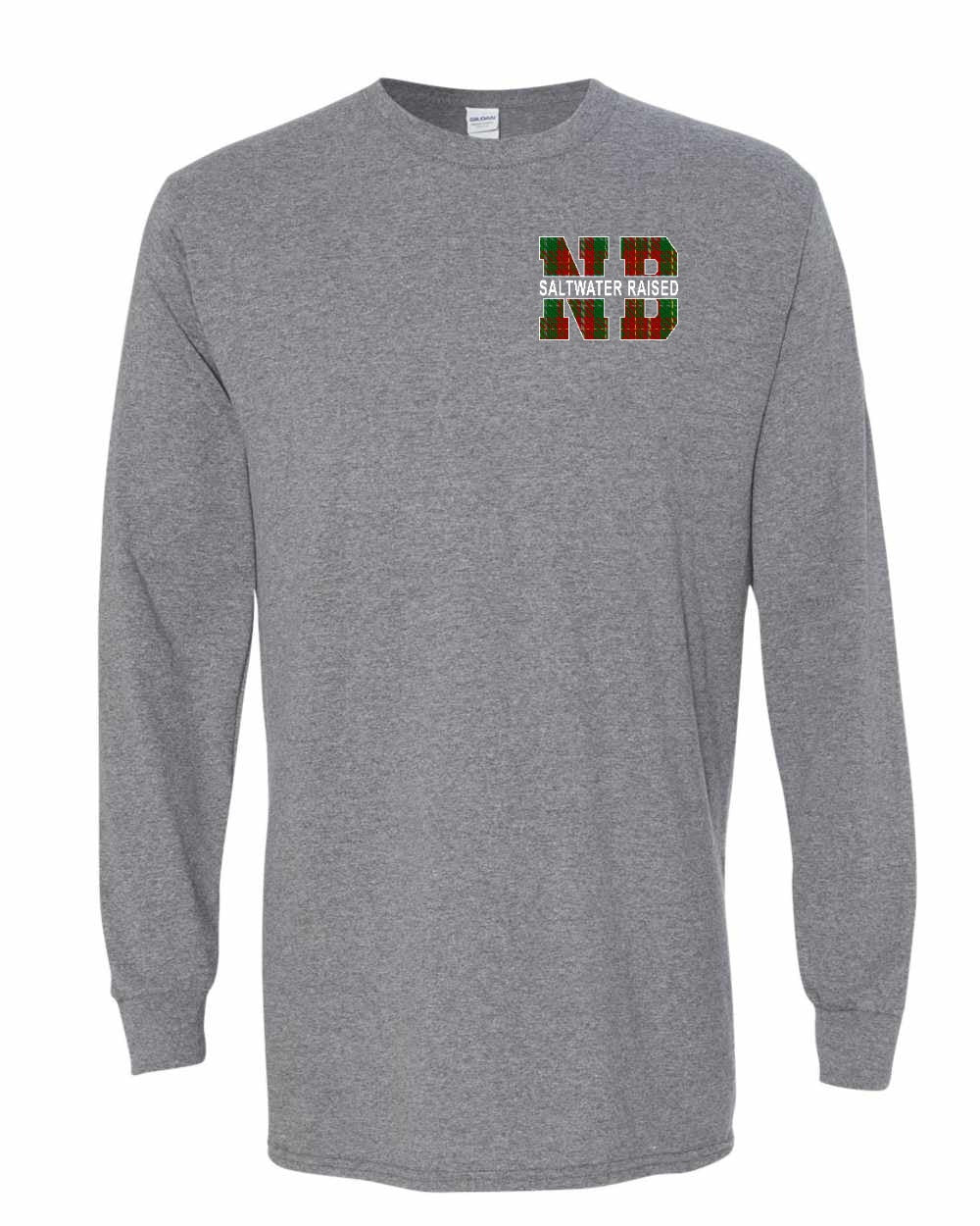 Newbrunswick Saltwater Raised Left Chest and Back Long Sleeve