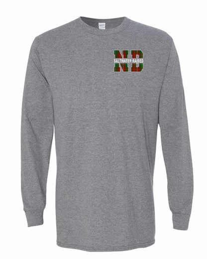 Newbrunswick Saltwater Raised Left Chest and Back Long Sleeve