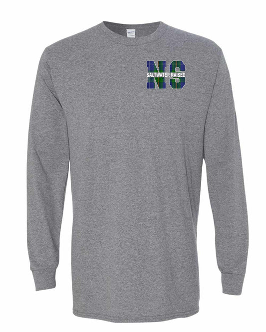 Saltwater Raised Left Chest Long Sleeve Tee