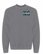 Saltwater Raised NS Left Chest and Back Crewneck Sweatshirt - Unisex