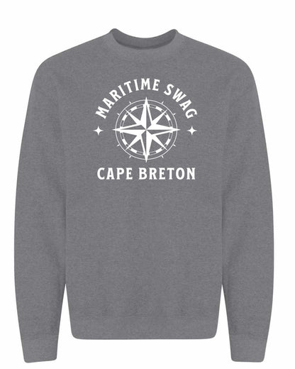 Maritime Swag Cape Breton Compass Full Crewneck Sweatshirt
