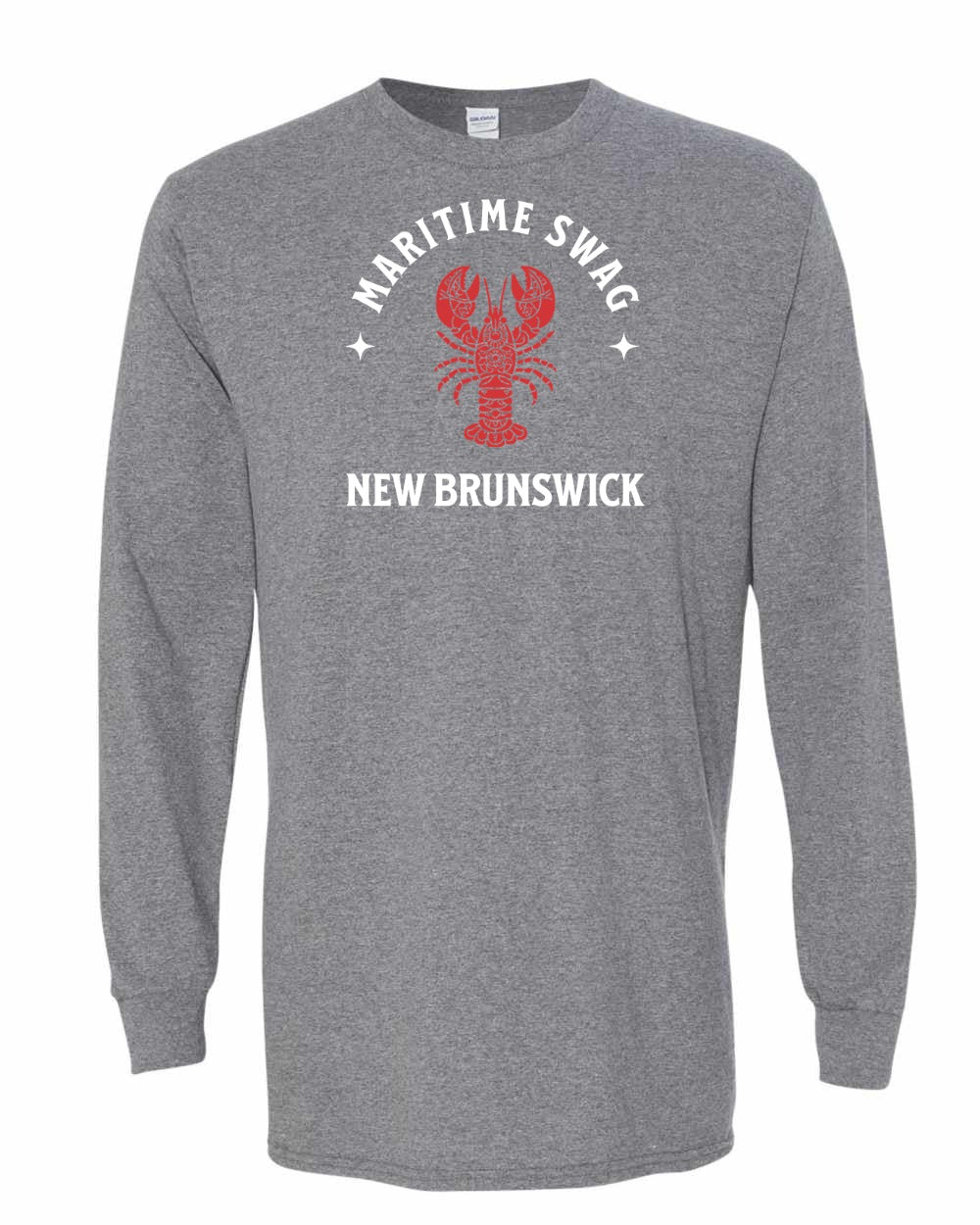 Maritime Swag New Brunswick Mandala Red Lobster Full Long Sleeve Tee