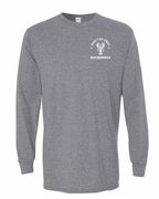 Maritime Swag NB Mandala white Lobster Left Chest and Back Long Sleeve Tee - Unisex