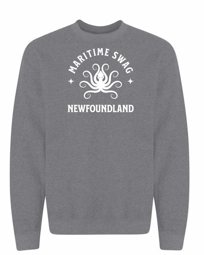 Maritime Swag Newfoundland Octopus Full Crewneck Sweatshirt