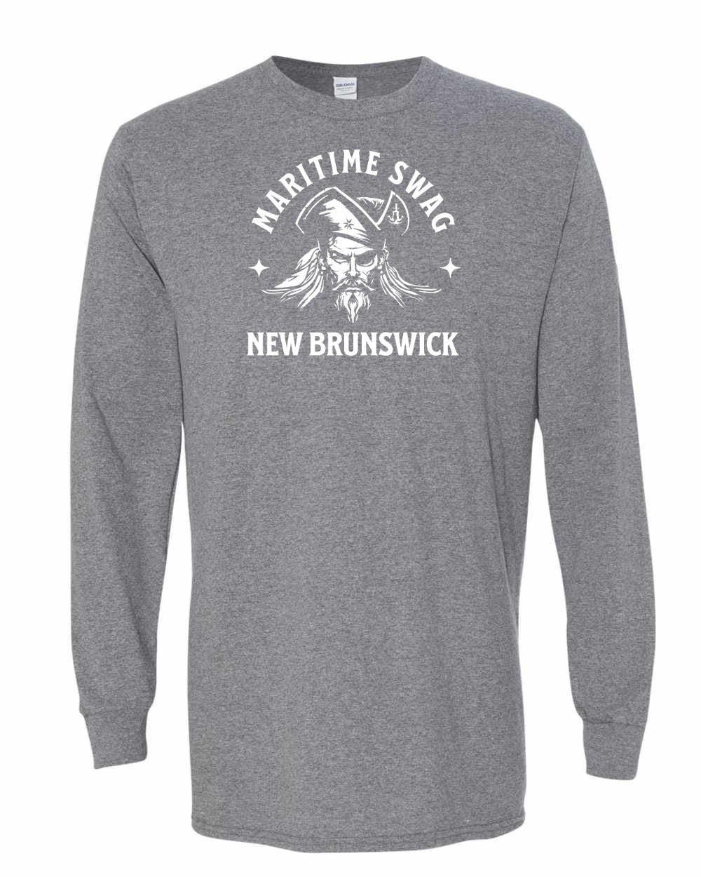 Maritime Swag New Brunswick Pirate Full Long Sleeve Tee