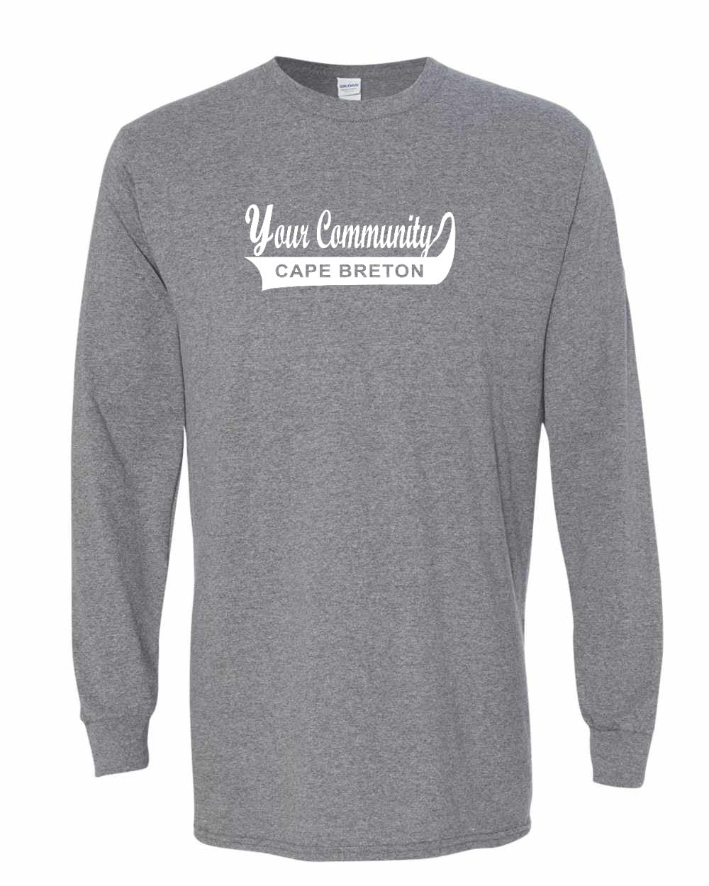Custom Your Community Swoop (CB) Long Sleeve Tee - Unisex