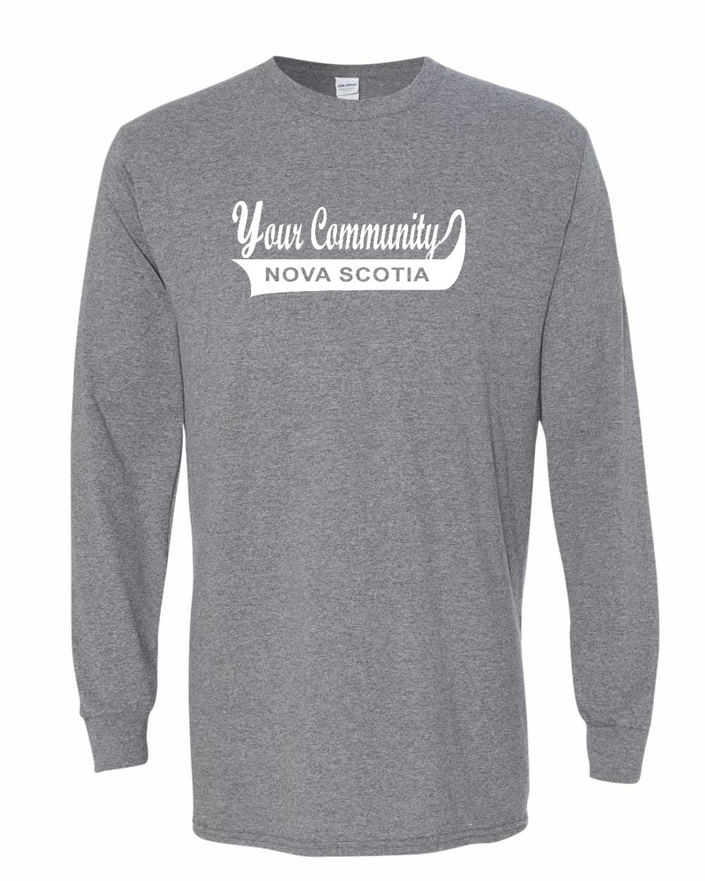 Custom Your Community Swoop (NS) Long Sleeve Tee - Unisex