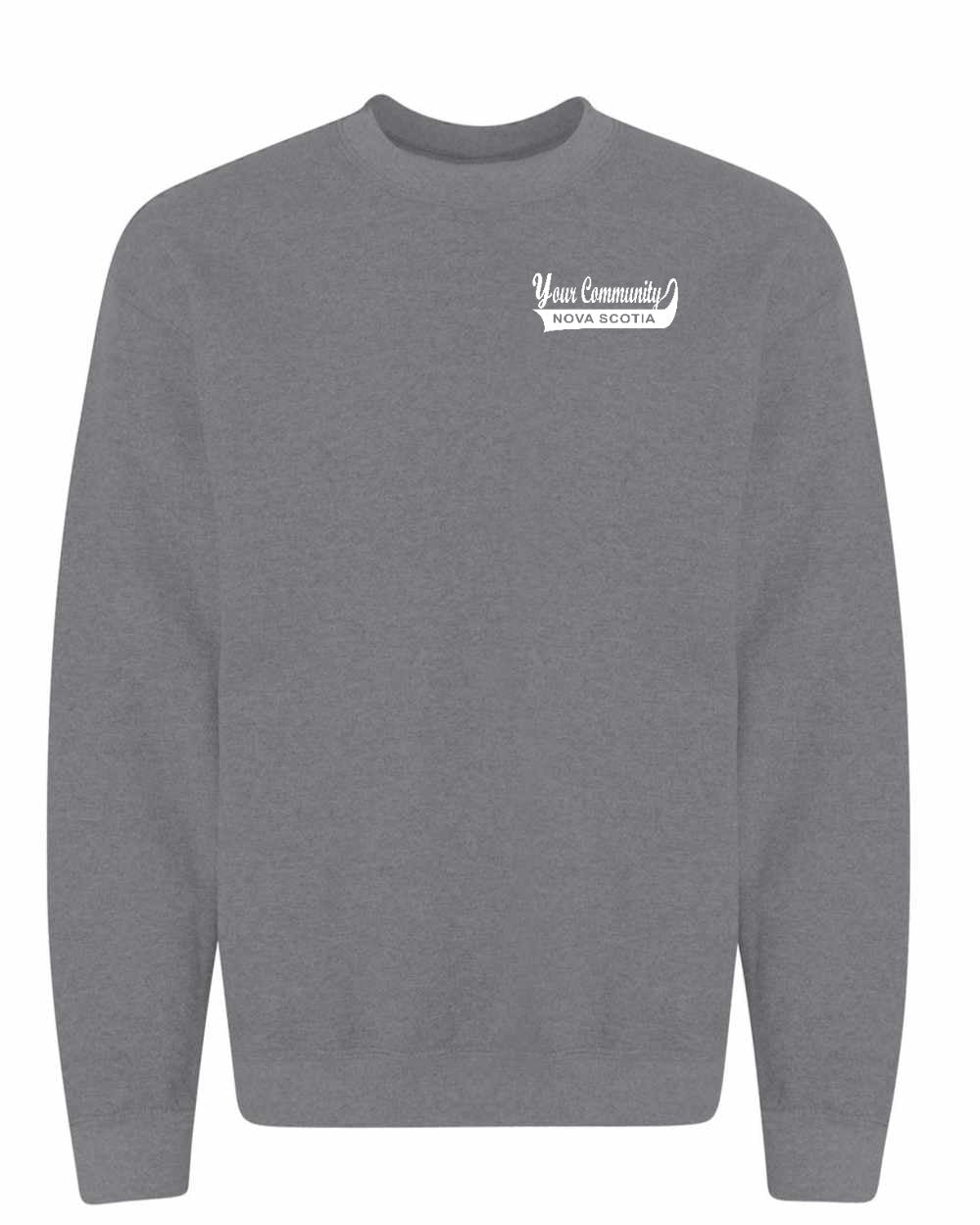 Custom Your Community Swoop (NS) Left Chest Crewneck Sweatshirt - Unisex