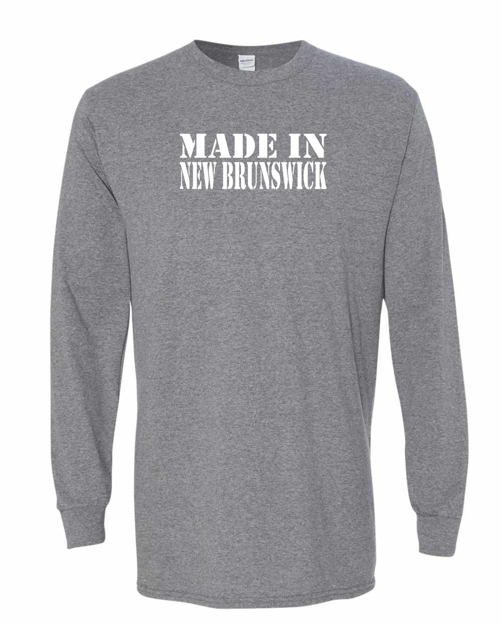 Made In NB ( White Lettering) Long Sleeve Tee - Unisex