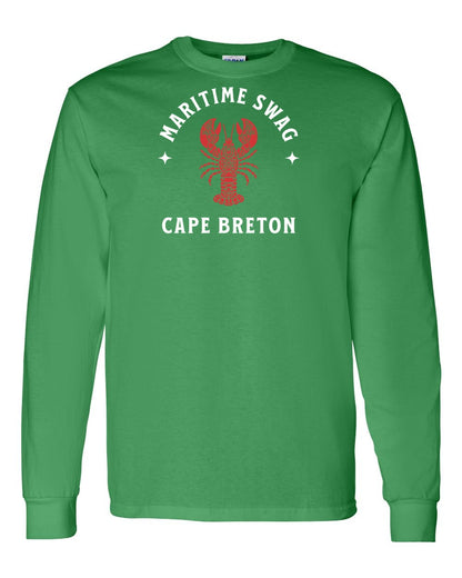 Maritime Swag Cape Breton Mandala Red Lobster Full Long Sleeve Tee