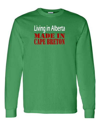 Living Alberta Made in Cape Breton Full Long Sleeve Tee