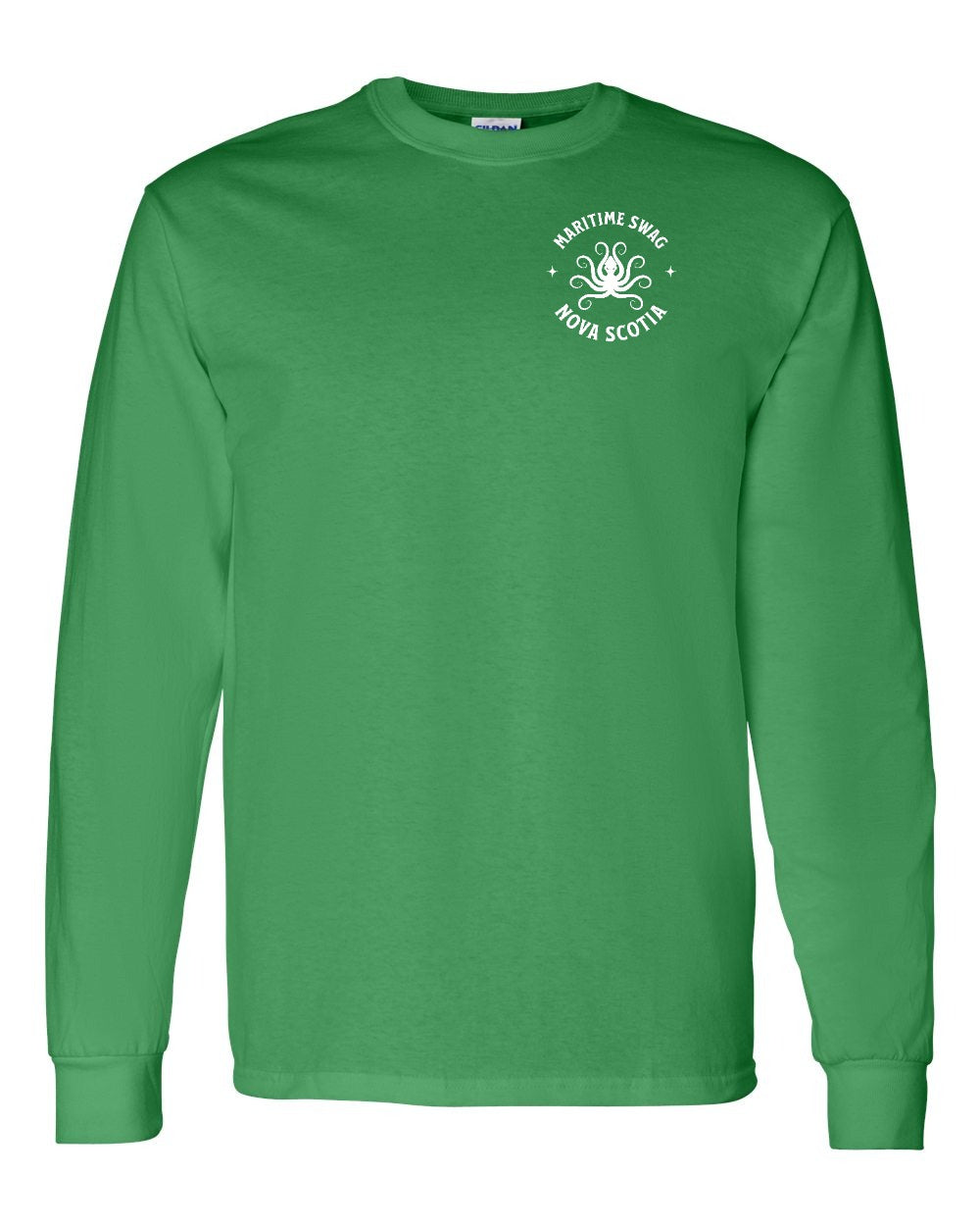 Maritime Swag Nova Scotia Octopus Left Chest Long Sleeve Tee