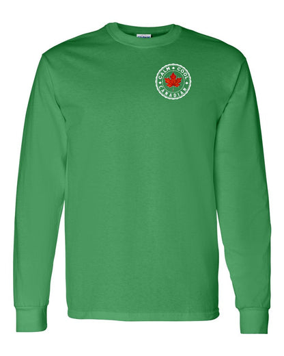 Calm Cool Canadian Leaf Left Chest Long Sleeve