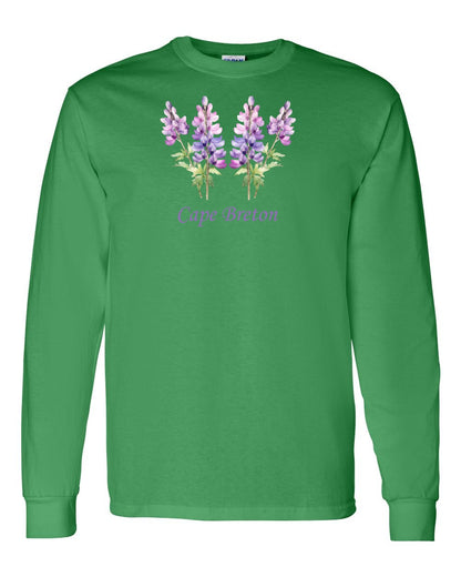 Cape Breton Lupin Full Long Sleeve Tee
