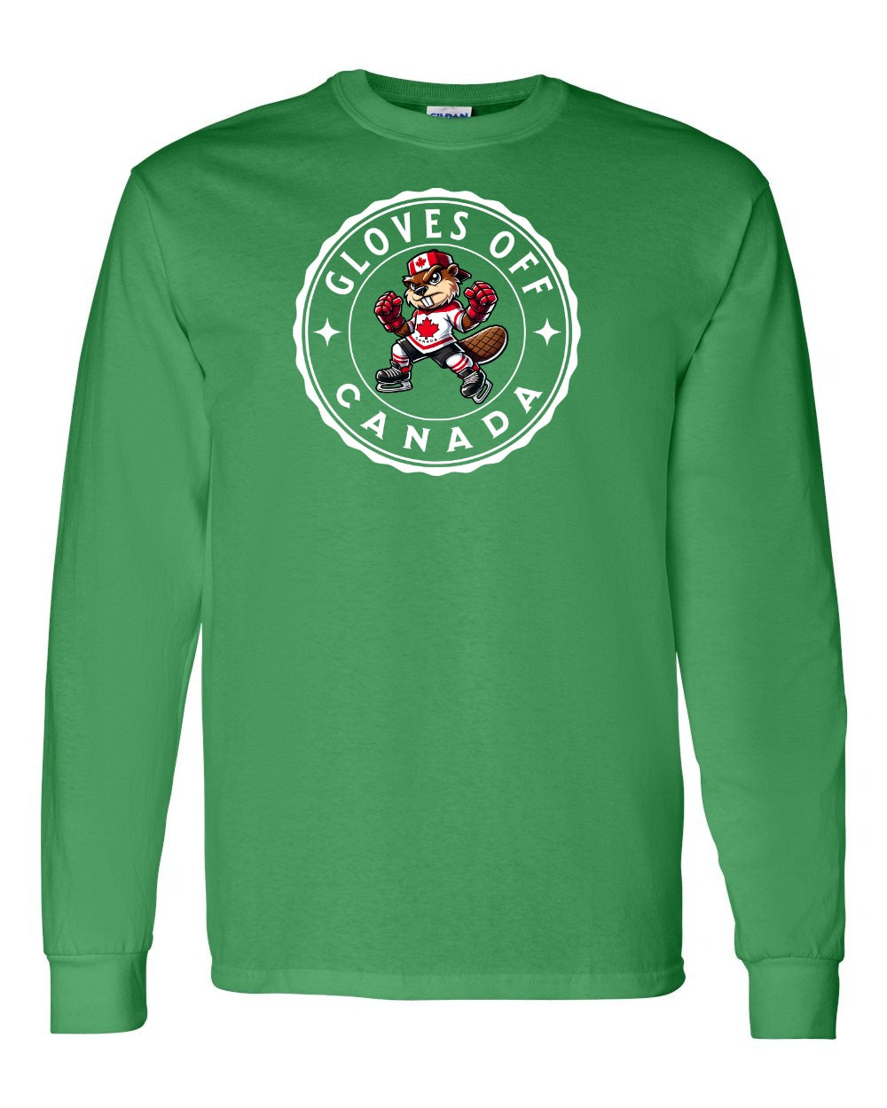 Gloves Off Beaver Long Sleeve - Gildan Canada (sewn Internationally) - Unisex