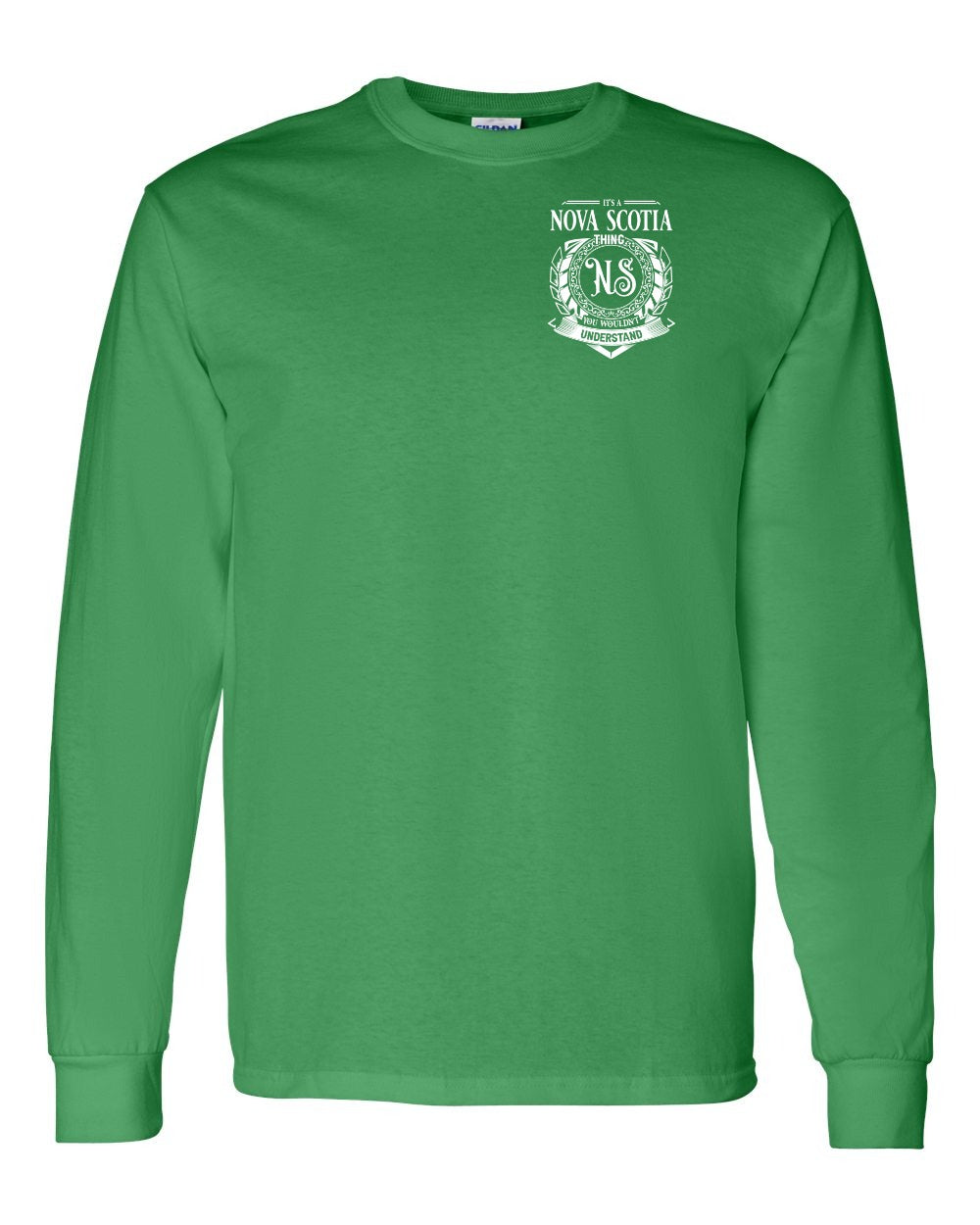 It's  A Nova Scotia Thing Left Chest Long Sleeve Tee