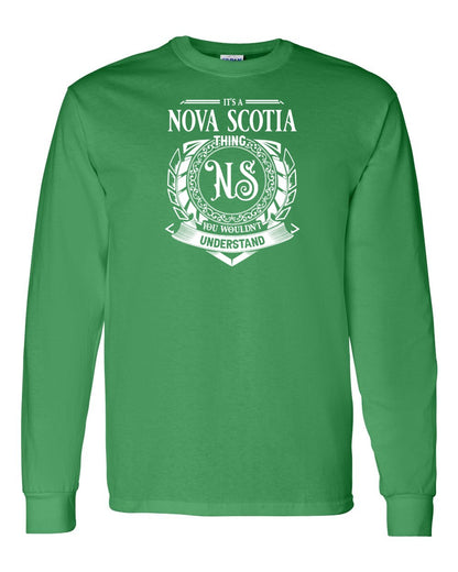 It's  A Nova Scotia Thing Full Long Sleeve Tee