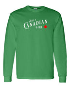 Just a Canadian Girl Long Sleeve - Gildan Canada (sewn Internationally) - Unisex