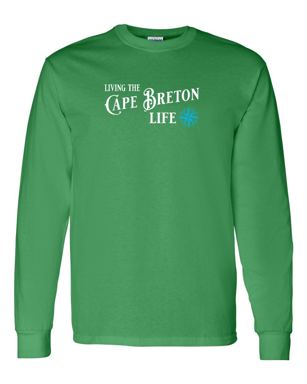 Living the Cape Breton Life blue Full Long Sleeve Tee